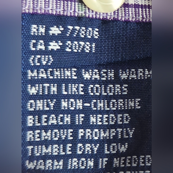 Men's Purple Striped Button-Down Shirt - Picture 13 of 15